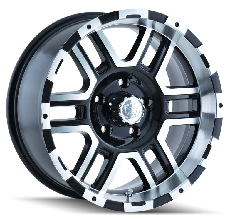 ION Type 179 17x8 / 8x165.1 BP / 10mm Offset / 130.8mm Hub Black/Machined Wheel