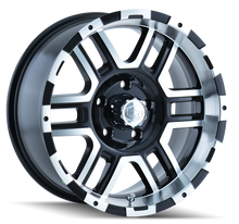 Load image into Gallery viewer, ION Type 179 17x9 / 5x127 BP / 0mm Offset / 83.82mm Hub Black/Machined Wheel