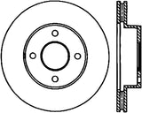 StopTech Power Slot 05-07 Ford Focus Slotted Right Front Cryo Rotor