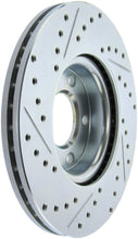 Load image into Gallery viewer, StopTech Select Sport 12-13 Mazda 3 SportStop Slotted &amp; Drilled Front Right Rotor