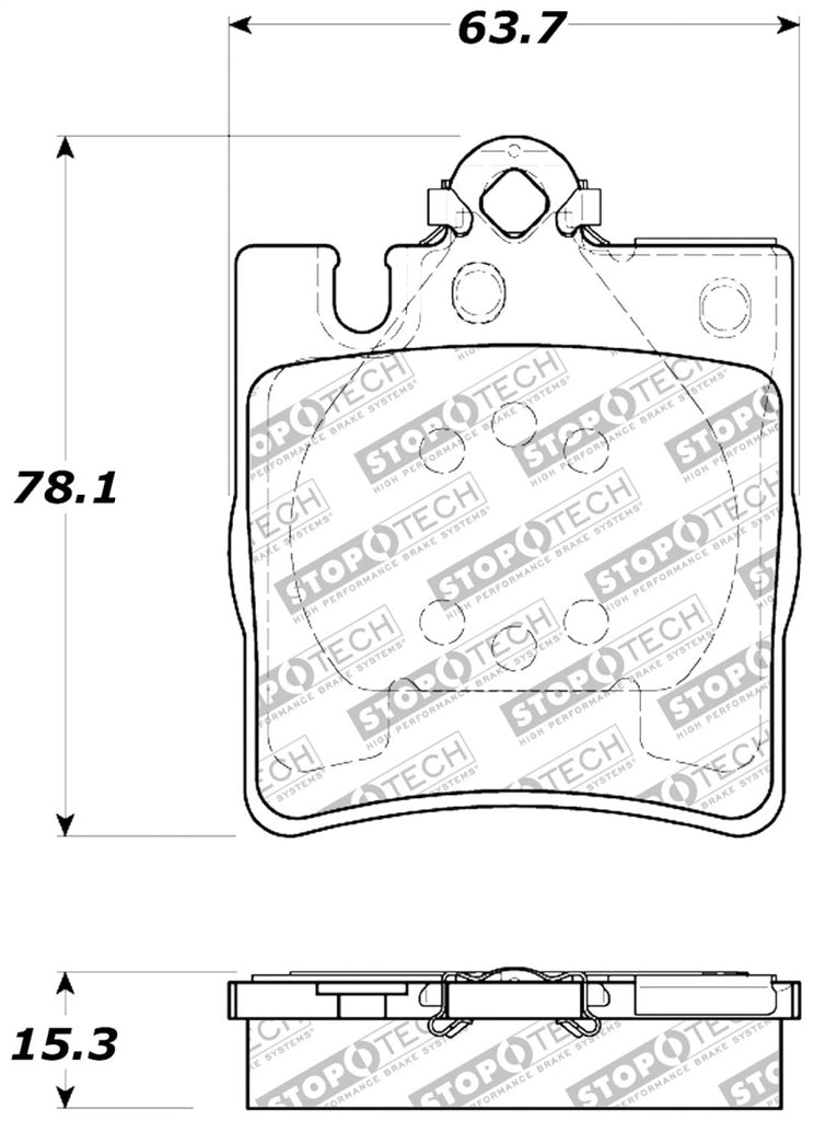 StopTech Performance Brake Pads