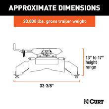 Load image into Gallery viewer, Curt Q20 5th Wheel Hitch w/Ford Puck System Legs