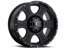 Load image into Gallery viewer, ICON Shield 20x9 8x6.5 19mm Offset 5.75in BS 125.2mm Bore Satin Black Wheel