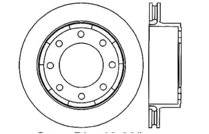 StopTech Drilled Sport Brake Rotor