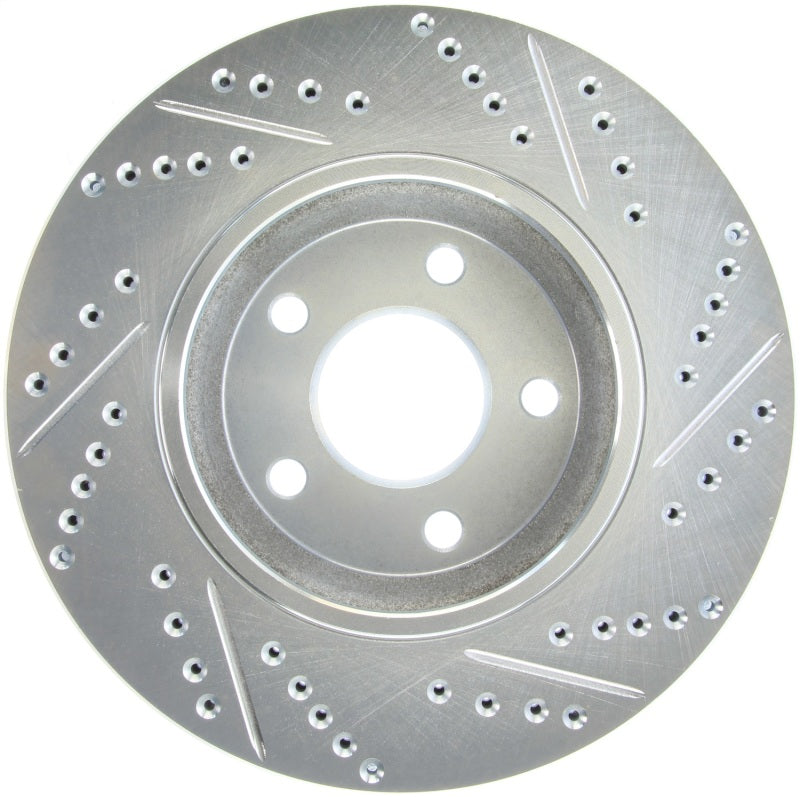 StopTech Select Sport 05-07 Chevrolet Cobalt Slotted and Drilled Right Front Rotor