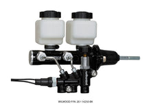 Load image into Gallery viewer, Wilwood Tandem Remote M/C Kit w L/H Brkt &amp; Prop Valve - 15/16in Bore Black-W/Pushrod