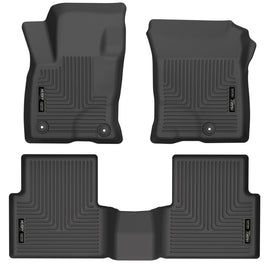 Husky Liners 21-22 Ford Bronco Sport WeatherBeater Front & 2nd Seat Floor Liners (Black) - GTR Auto
