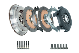 DKM Clutch 11-13 BMW 135i 215mm Ceramic Twin Disc MRX Clutch Kit w/Flywheel (850 ft/lbs Torque)
