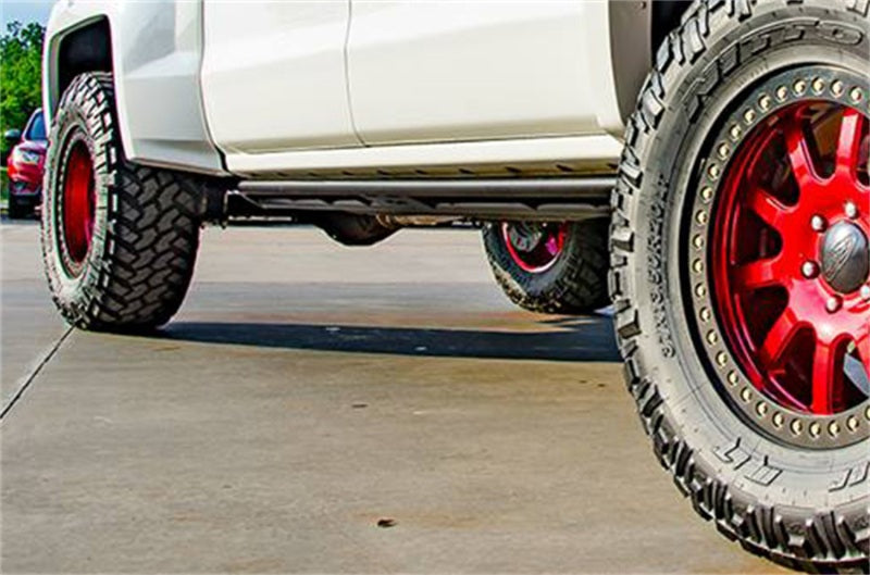 N-Fab RKR Rails 14-17 Chevy-GMC 1500 Crew Cab - Tex. Black - 1.75in