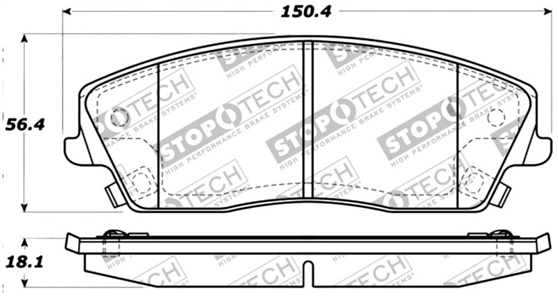 StopTech Performance Brake Pads