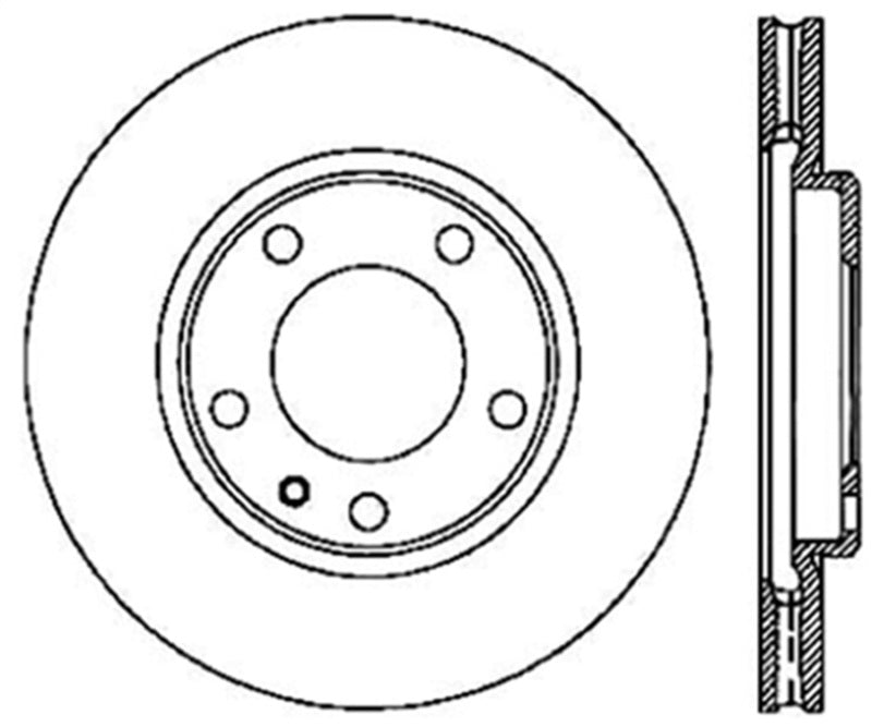 StopTech Slotted & Drilled Sport Brake Rotor