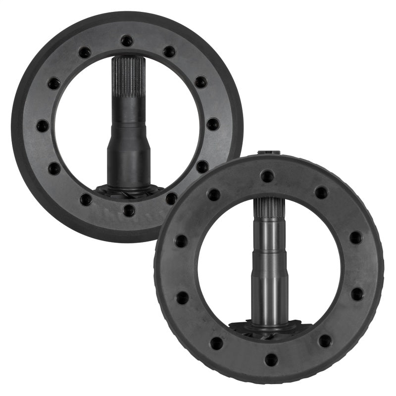 Yukon Gear Ring & Pinion Gear Kit Front & Rear for Toyota 8.75/8IFS Diff (A/T w/E-Locker) 5.29 Ratio