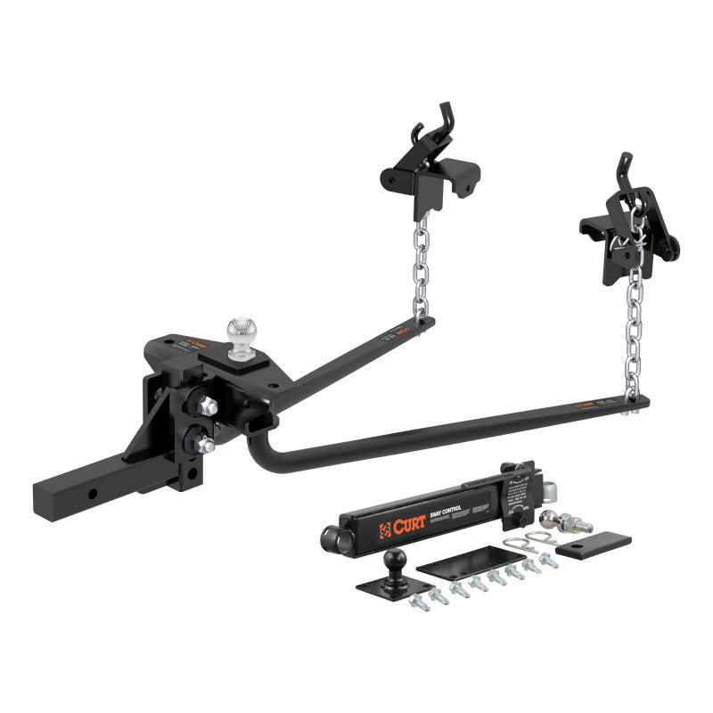 Curt Round Bar Weight Distribution Hitch Kit (10000-14Klbs 31-5/8in Bars)