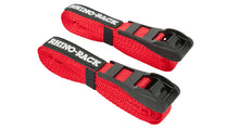 Load image into Gallery viewer, Rhino-Rack Rapid Tie Down Straps w/Buckle Protector - 4.5m/15ft - Pair - Red