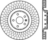 Stoptech 09-15 Cadillac CTS Front Premium Cryostop Brake Rotor