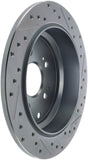 StopTech Select Sport Drilled & Slotted Rotor - Rear Left