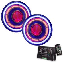 Load image into Gallery viewer, ORACLE Lighting 0718 Jeep Wrangler JK Oculus 7in ColorSHIFT Bi-LED Projector Headlights