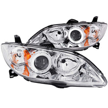 Load image into Gallery viewer, ANZO 2004-2008 Mazda 3 Projector Headlights w/ Halos Chrome
