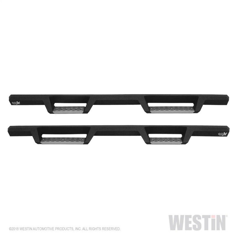Westin/HDX Stainless 15-18 Ford F-150 SC/17-18 F-250/F-350 CC Drop Nerf Step Bars - Textured Black