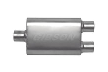 Load image into Gallery viewer, Gibson CFT Superflow Center/Dual Oval Muffler - 4x9x13in/3in Inlet/2.5in Outlet - Stainless