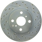 StopTech Select Sport Drilled & Slotted Rotor - Front Left