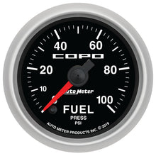 Load image into Gallery viewer, Autometer 52mm 100 PSI Digital Fuel Pressure Gauge Chevrolet COPO Camaro