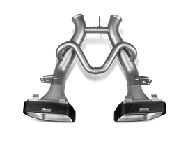 Akrapovic 14-17 McLaren 650S/650S Spyder Slip-On Line (Titanium) w/ Carbon Tips