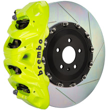 Load image into Gallery viewer, Brembo 15-20 F150 2WD/4WD (Excl Raptor)Fr GT BBK 8Pis Cast 412x38 2pc Rtr Slot Type1-Fluo. Yellow