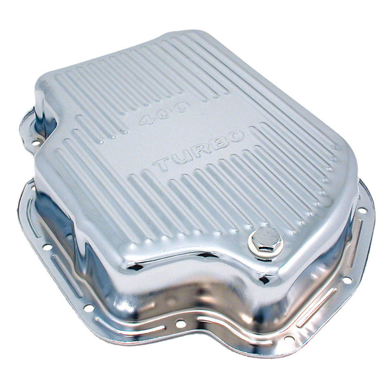 Spectre GM TH400 Transmission Pan (Deep) - Chrome