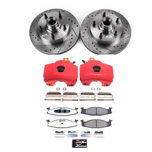 Load image into Gallery viewer, Power Stop 94-02 Ford E-150 Econoline Club Wagon Front Z36 Truck &amp; Tow Kit w/Cals