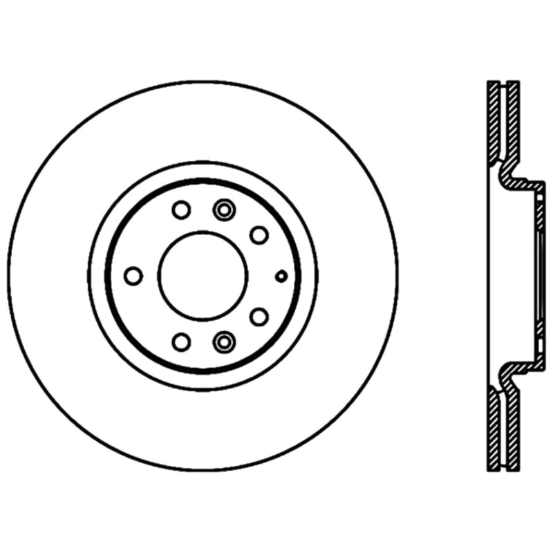 Stoptech 06-07 Mazdaspeed 6 Front High-Carbon CRYO-STOP Rotor