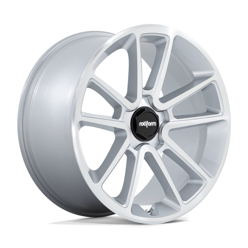 Rotiform R192 BTL Wheel 22x10 5x112 30 Offset - Gloss Silver w/ Machined Face