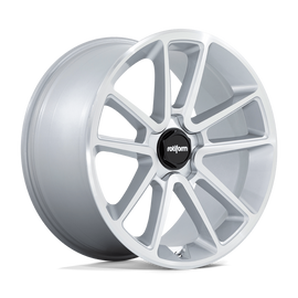 Rotiform R192 BTL Wheel 22x12 5x112 35 Offset - Gloss Silver w/ Machined Face