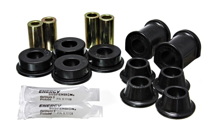 Energy Suspension 8/73-79 VW Super Beetle (Stamped) Black Front Control Arm Bushing Set - GTR Auto