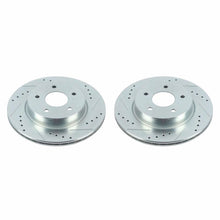 Load image into Gallery viewer, Power Stop 18-19 Nissan Leaf Rear Evolution Drilled &amp; Slotted Rotors - Pair
