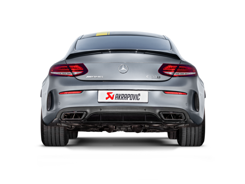 Akrapovic 16-17 AMG C63 Coupe Evolution Line Cat Back (Titanium) w/ Carbon Tips (Req. Link Pipe)