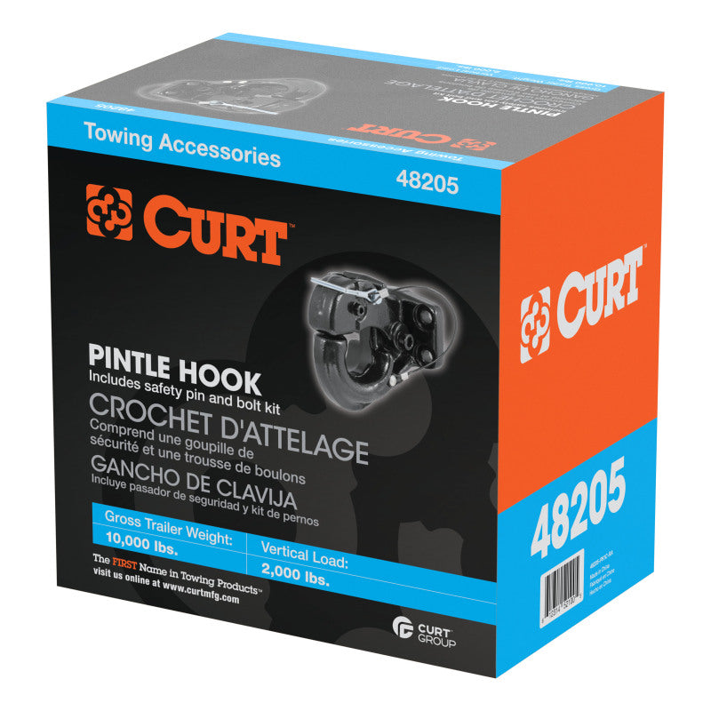 Curt Pintle Hook (10000lbs 2-1/2in or 3in Lunette Eyes)