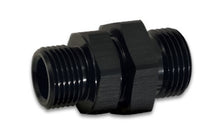 Load image into Gallery viewer, Vibrant -12AN ORB Male to Male Union Adapter - Anodized Black