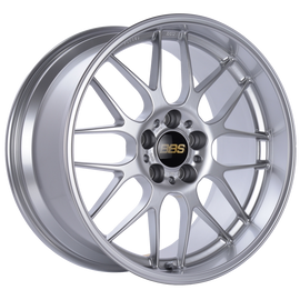 BBS RG-R 18x8.5 5x120 ET13 Diamond Silver Wheel -82mm PFS/Clip Required