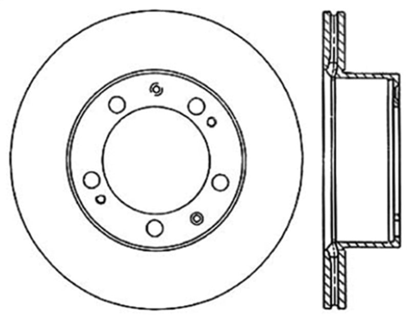 StopTech Drilled Sport Brake Rotor