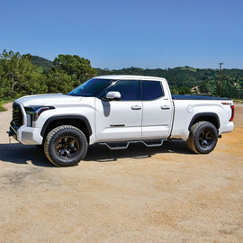 Westin 2022+ Toyota Tundra Double Cab Outlaw Nerf Step Bars - Textured Black - GTR Auto