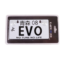 Load image into Gallery viewer, NRG Mini JDM Style Aluminum License Plate (Suction-Cup Fit/Universal) - EVO