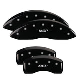 MGP 4 Caliper Covers Engraved Front & Rear MGP Black Finish Silver Char 2019 Lincoln Continental