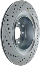 Load image into Gallery viewer, StopTech Select Sport 14-16 Infiniti Q60 Drilled and Slotted Rear Left Brake Rotor