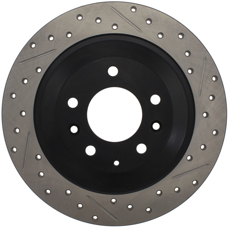 StopTech 06-07 Mazda Tribute 6 Slotted & Drilled Left Rear Rotor
