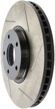 Load image into Gallery viewer, StopTech Power Slot 04-05 Nissan Maxima SportStop Slotted Front Left Rotor
