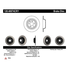 Load image into Gallery viewer, Stoptech 2009-2014 Acura TL Performance Cryo Rear Brake Rotor