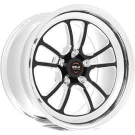 Weld S70 18x7 / 5x4.75 BP / 4.1in. BS Polished Wheel (High Pad) - Non-Beadlock