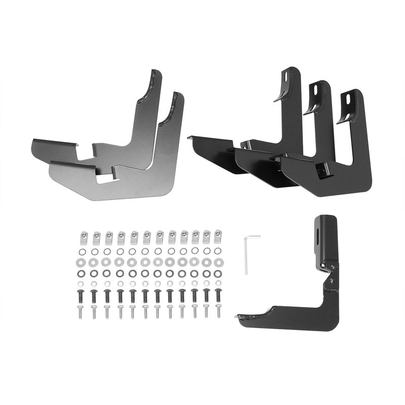 Westin 2007-2013 Chevy Silverado 1500 Ext Cab PRO TRAXX 5 Oval Nerf Step Bars - Black