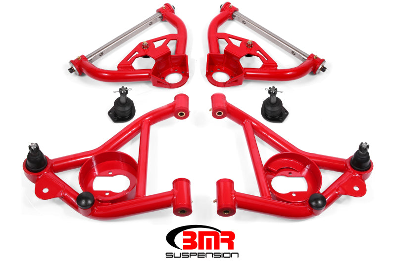 BMR 78-87 G-Body Upper And Lower A-Arm Kit - Red - GTR Auto